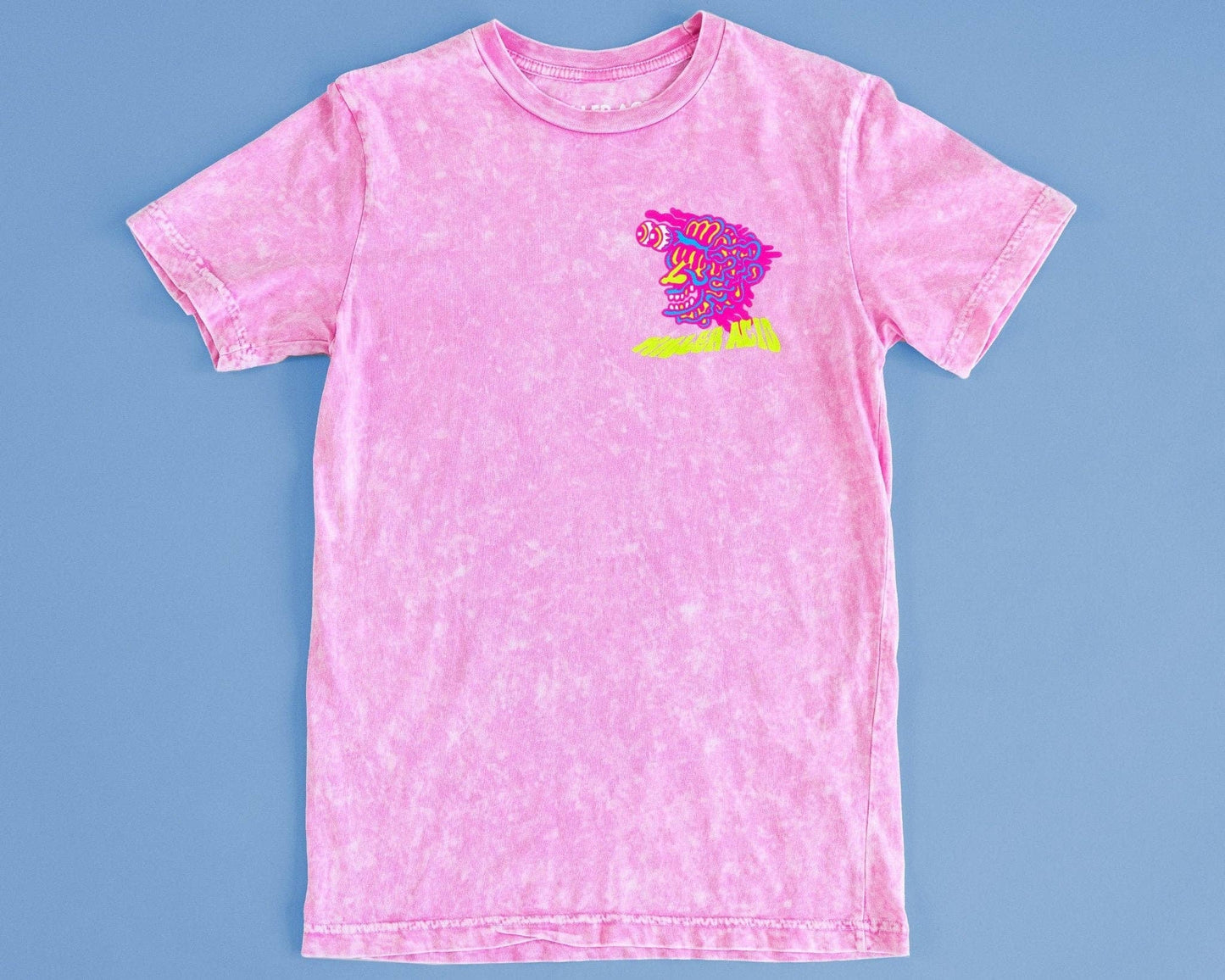 Results May Vary Pink Acid Wash T-Shirt