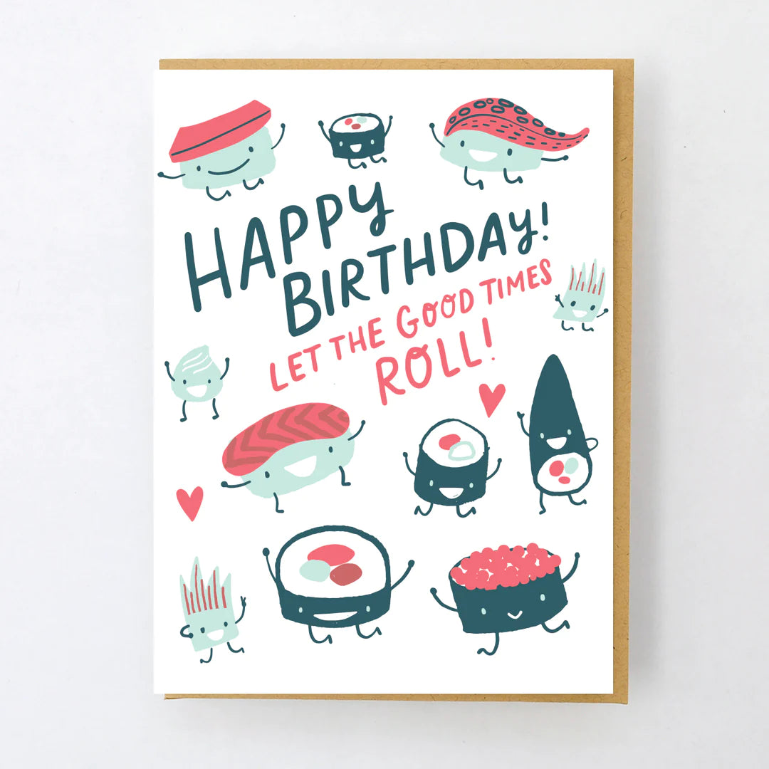 Sushi Roll Greeting Card