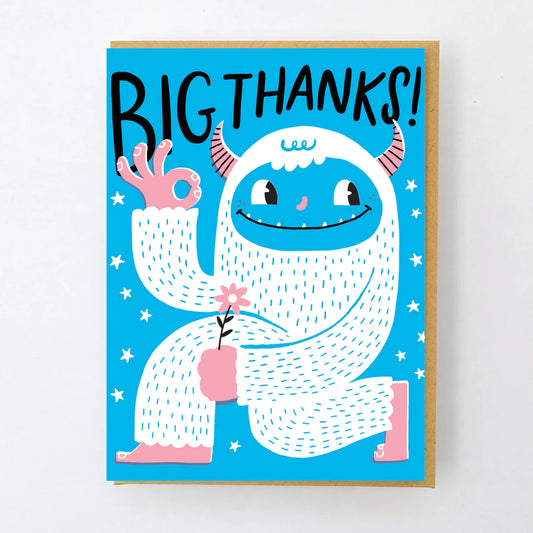 Yeti Big Thanks Greeting Card