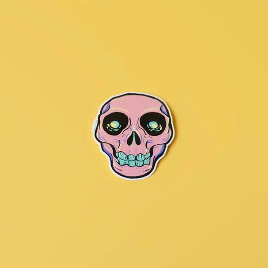 Smiling Skull Sticker