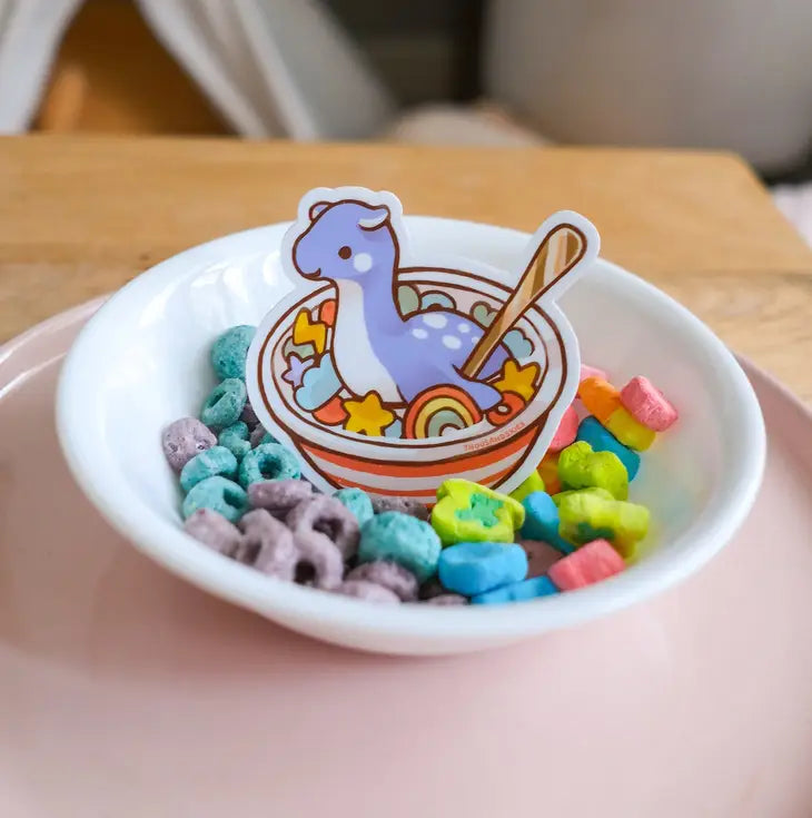 Monster Cereal Bowl Vinyl Sticker