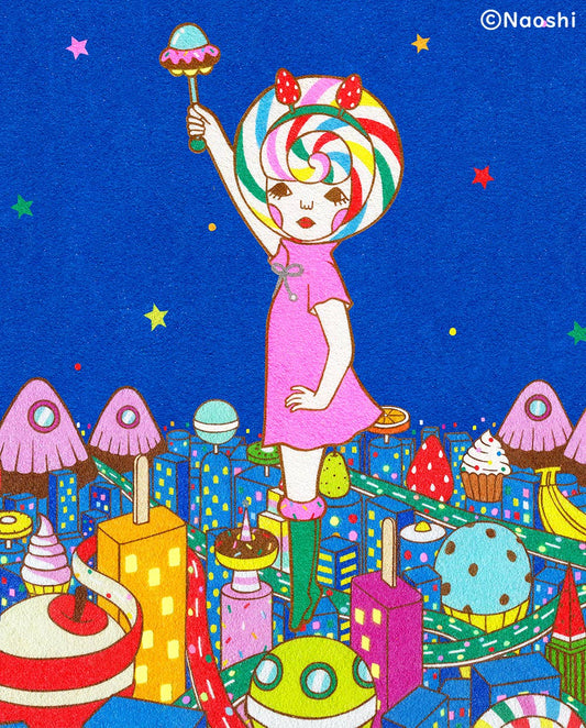 Sweets Planet Print