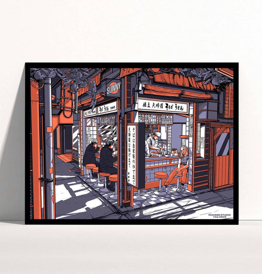 Shibuya by Night Print