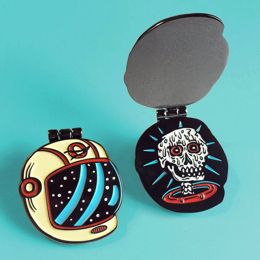 Melted Astronaut Enamel Pin